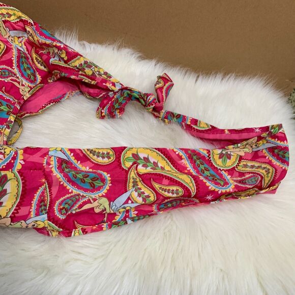 DISNEY Disneyworld Disneyland Light Weight Large TINKERBELL Knotted Sling Bag - Picture 7 of 15